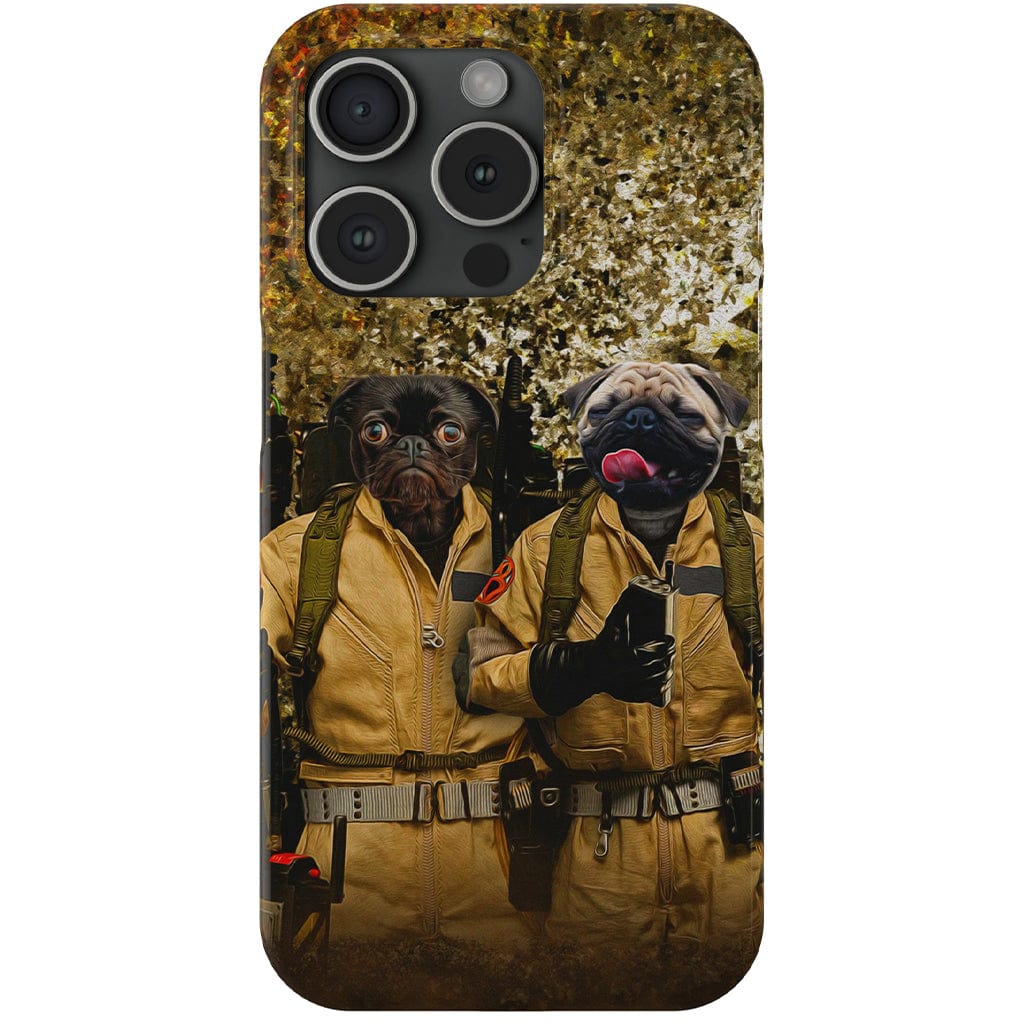 Funda para móvil personalizada con 2 mascotas &#39;Dog Busters&#39;