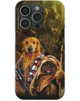 Funda personalizada para teléfono con 2 mascotas 'Chewdogga &amp; Dogg-E-Wok'