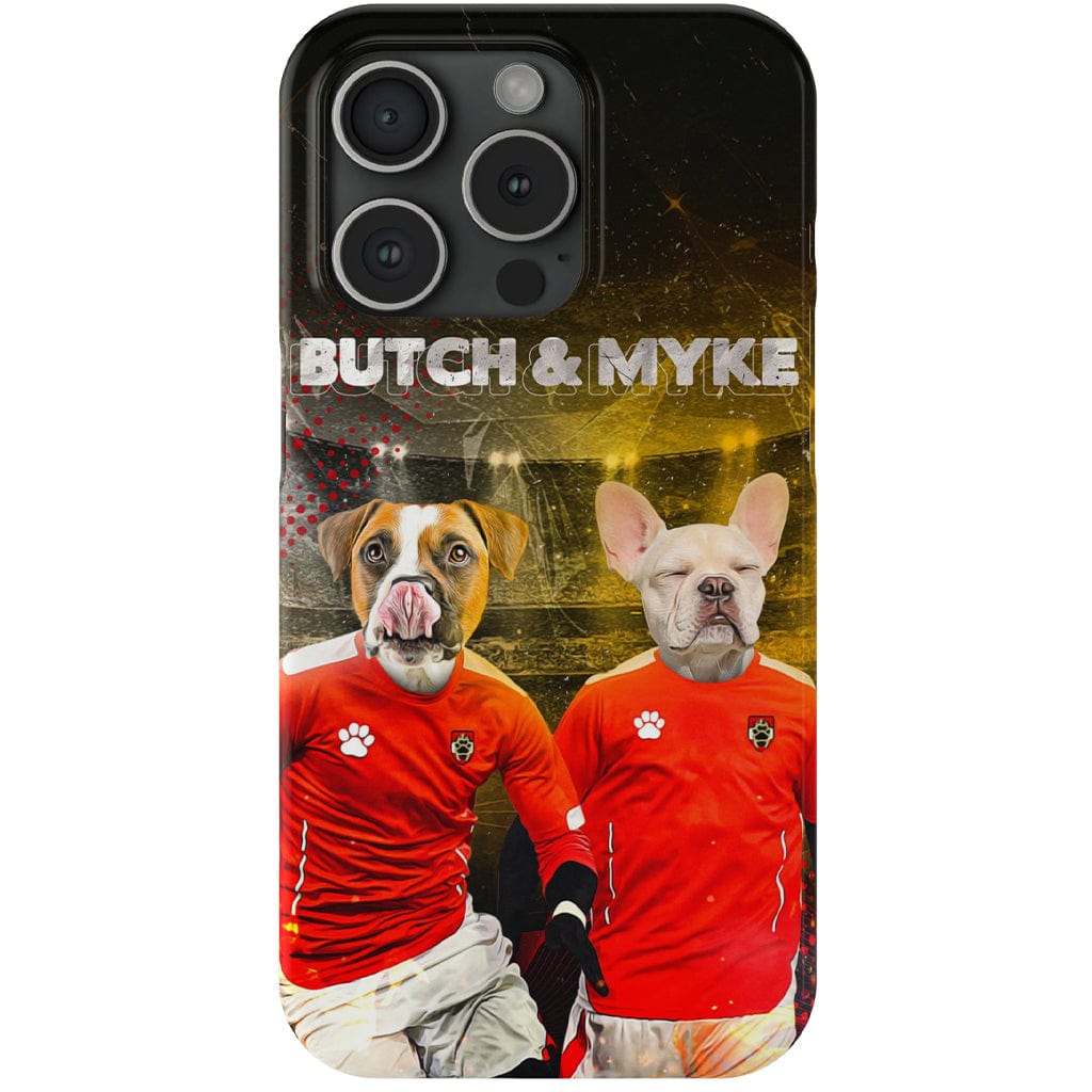 &#39;Austria Doggos&#39; Funda personalizada para teléfono con 2 mascotas