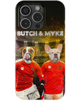 'Austria Doggos' Funda personalizada para teléfono con 2 mascotas