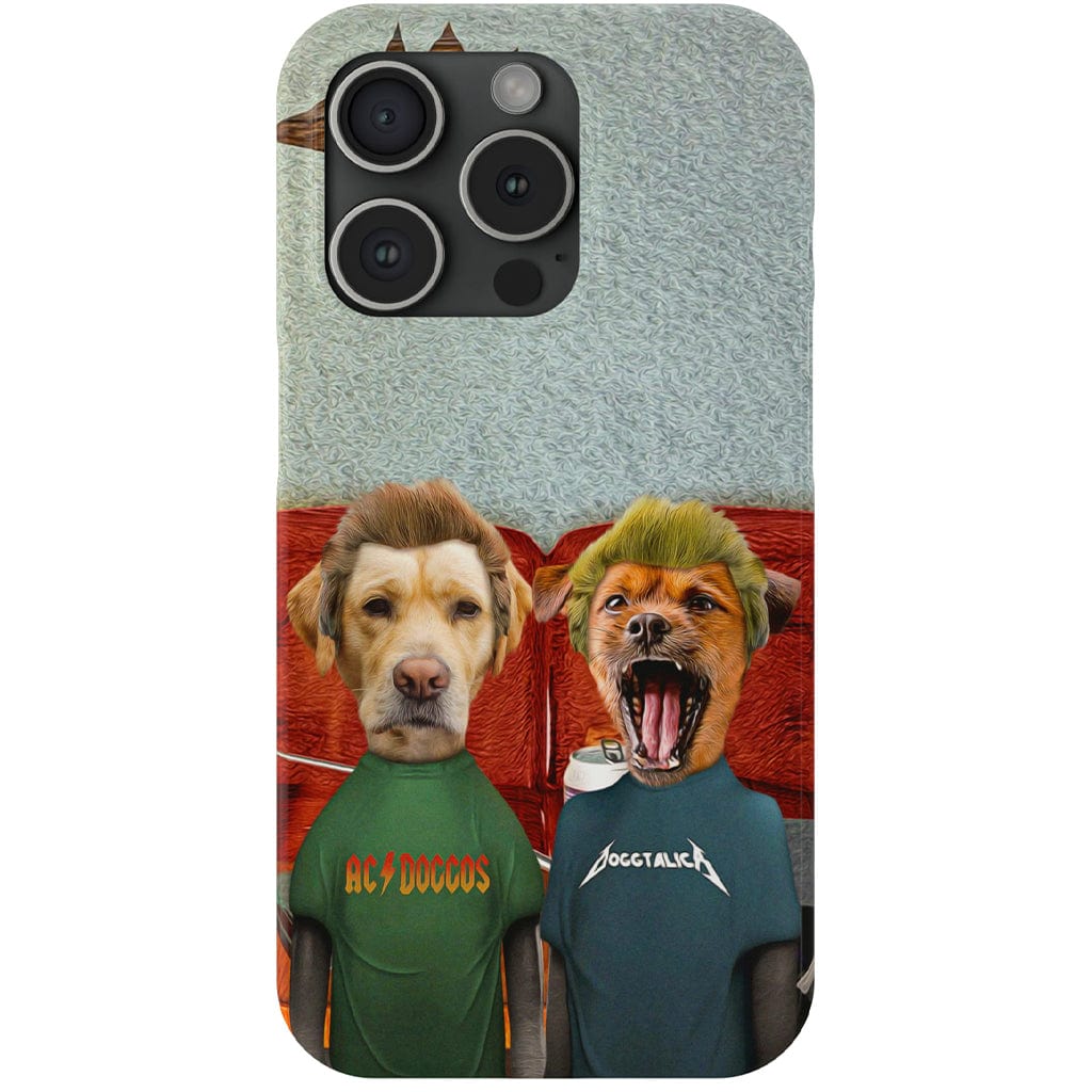 Funda personalizada para teléfono con 2 mascotas &#39;Beavis y Buttsniffer&#39;