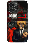 Funda personalizada para teléfono con 2 mascotas 'Doggo Heist'