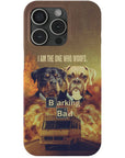 Funda personalizada para teléfono con 2 mascotas 'Barking Bad'