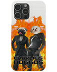 Funda personalizada para teléfono con 2 mascotas 'Charlie's Doggos'