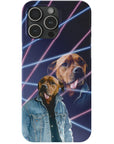 Funda personalizada para teléfono con mascota '1980s Lazer Portrait'