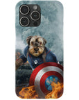 Funda para teléfono personalizada 'Capitán Doggmerica'