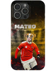 Funda para móvil personalizada 'Austria Doggos Soccer'