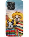 '2 Amigos' Funda personalizada para teléfono con 2 mascotas