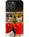 'Austria Doggos' Funda personalizada para teléfono con 2 mascotas