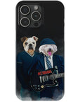 Funda personalizada para teléfono con 2 mascotas 'AC/Doggos'