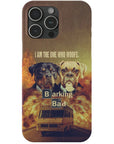 Funda personalizada para teléfono con 2 mascotas 'Barking Bad'