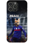 Funda para teléfono personalizada 'France Doggos Soccer'