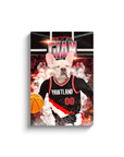 Lienzo personalizado para mascotas 'Pawtland Trail Blazers'