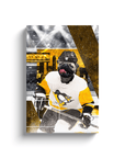 Lienzo personalizado para mascotas "Pittsburgh Doggos Hockey"