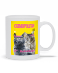 Taza personalizada para 2 mascotas 'Catmopolitan'