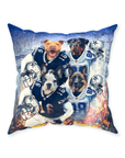 'Dallas Doggos' Personalized 4 Pet Throw Pillow