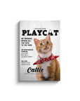 Lienzo personalizado para mascotas 'Playcat'