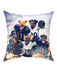 'Baltimore Doggos' Personalized 5 Pet Throw Pillow