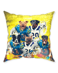 'San Diego Doggos' Personalized 5 Pet Throw Pillow