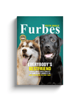 'Furbes' Lienzo Personalizado para 2 Mascotas