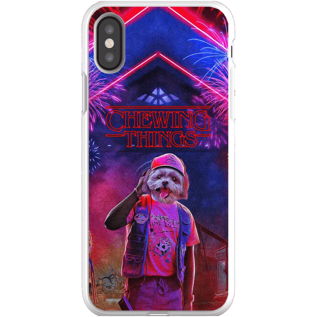 Funda para móvil personalizada &#39;Masticar cosas&#39;