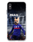 Funda para teléfono personalizada 'France Doggos Soccer'