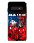 Funda personalizada para teléfono con 2 mascotas 'Czech Doggos'