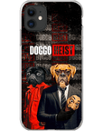 Funda personalizada para teléfono con 2 mascotas 'Doggo Heist'