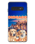 Funda personalizada para teléfono con 2 mascotas 'Doggos Of Chicago'