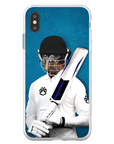 Funda para teléfono personalizada 'El jugador de críquet'