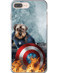 Funda para teléfono personalizada 'Capitán Doggmerica'