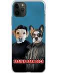 'Trailer Park Dogs 1' Funda personalizada para teléfono con 2 mascotas