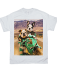 Camiseta personalizada con 2 mascotas 'Kawadawgi Riders'