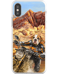 Funda para móvil personalizada 'Dogati Rider'