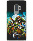 Funda personalizada para teléfono con 3 mascotas 'Teenage Mutant Ninja Doggos'