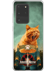 Funda para móvil personalizada 'Jurassic Meow'