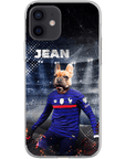 Funda para teléfono personalizada 'France Doggos Soccer'