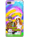 Funda personalizada para teléfono con 2 mascotas 'The Fresh Pooch'