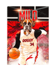 Lienzo personalizado para mascotas 'Doggo Heat'