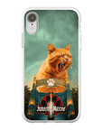 Funda para móvil personalizada 'Jurassic Meow'