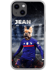 Funda para teléfono personalizada 'France Doggos Soccer'