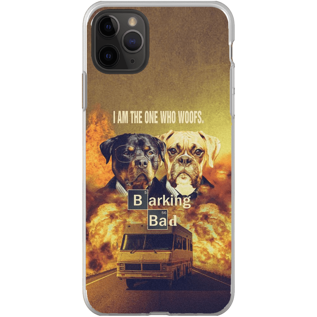 Funda personalizada para teléfono con 2 mascotas &#39;Barking Bad&#39;