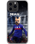 Funda para teléfono personalizada 'France Doggos Soccer'