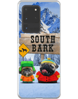 Funda personalizada para teléfono con 2 mascotas 'South Bark'