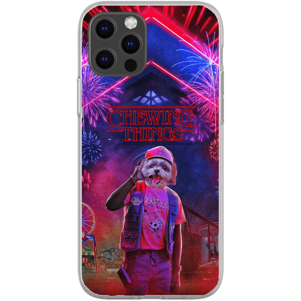 Funda para móvil personalizada &#39;Masticar cosas&#39;