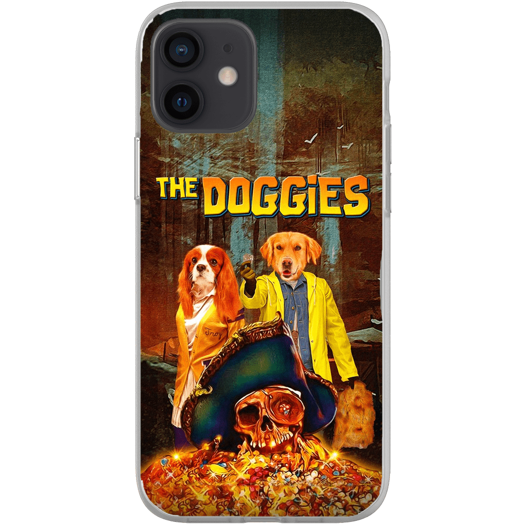 Funda personalizada para teléfono con 2 mascotas &#39;The Doggies&#39;