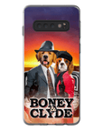 Funda personalizada para teléfono con 2 mascotas 'Boney and Clyde'