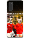 'Austria Doggos' Funda personalizada para teléfono con 2 mascotas