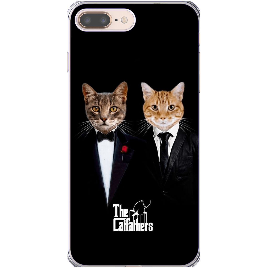 Funda personalizada para teléfono con 2 mascotas &#39;The Catfathers&#39;