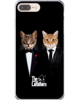 Funda personalizada para teléfono con 2 mascotas 'The Catfathers'